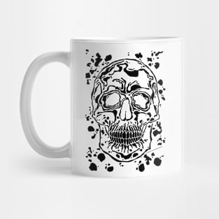 skull 7 black Mug